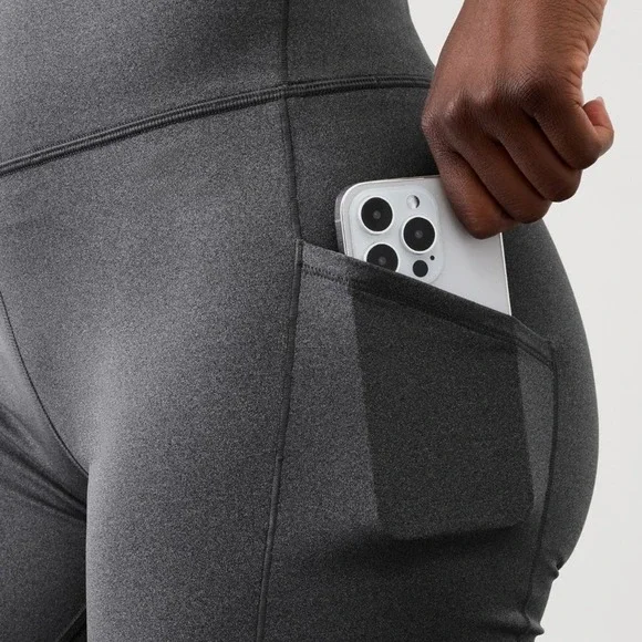 Athleta 2025 spandex shorts pockets blue - xxs - Picture 2 of 6